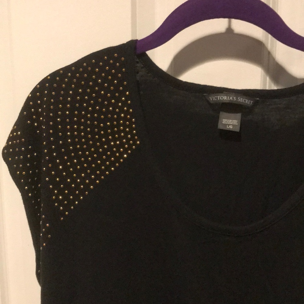 Victoria’s Secret Sexy Stud Shoulder Shirt EUC - Picture 3 of 8